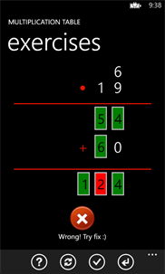 Multiplication Table screenshot 3