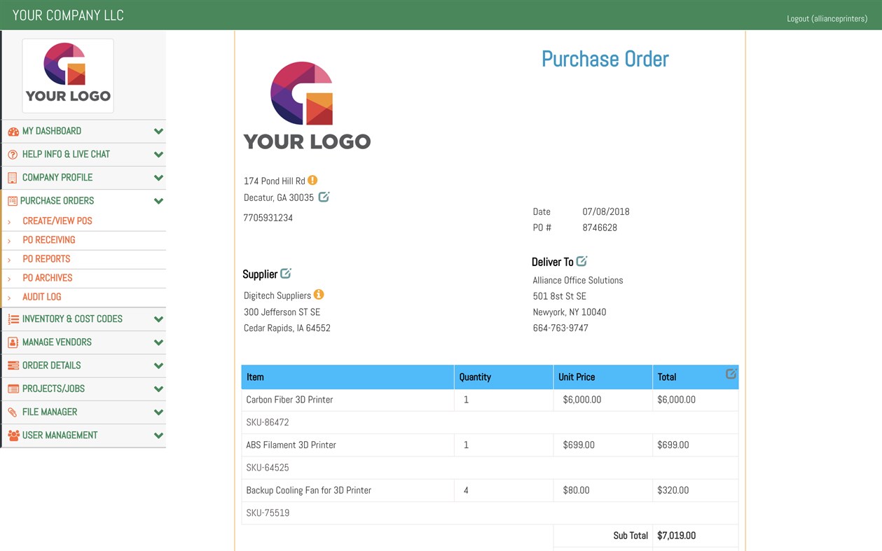 #1. Purchase Order Builder (Windows) By: IW Technologies LLC