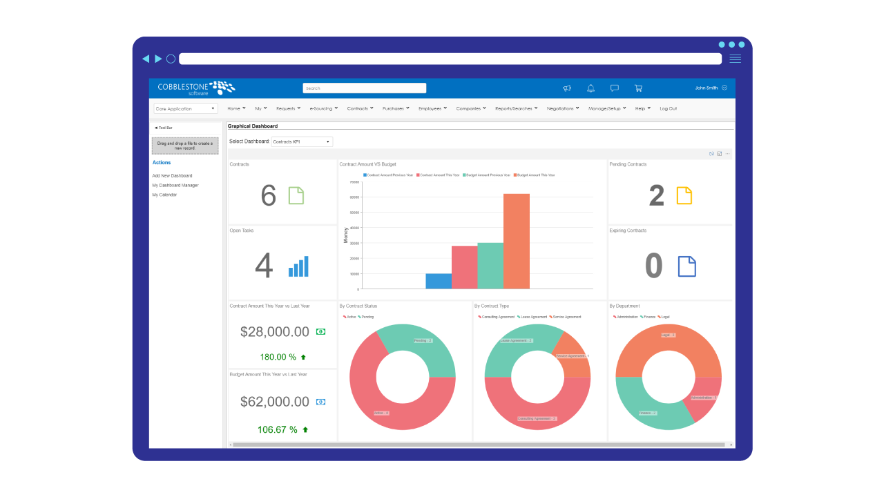 Snapshot 5 of CobbleStone Contract Management Software - CLM