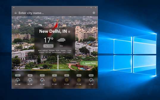 Wecond: Fluent Weather app screenshot 1