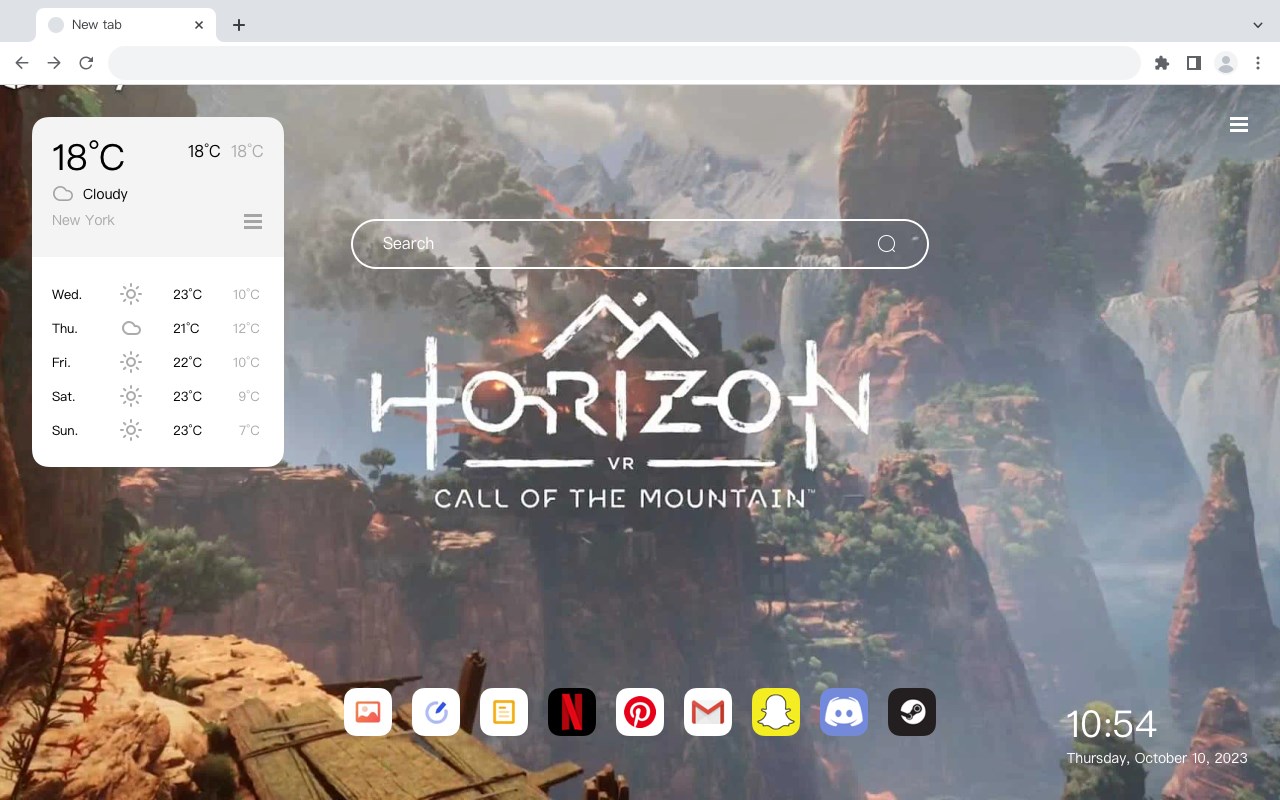 "Horizon" 4K Wallpaper HomePage