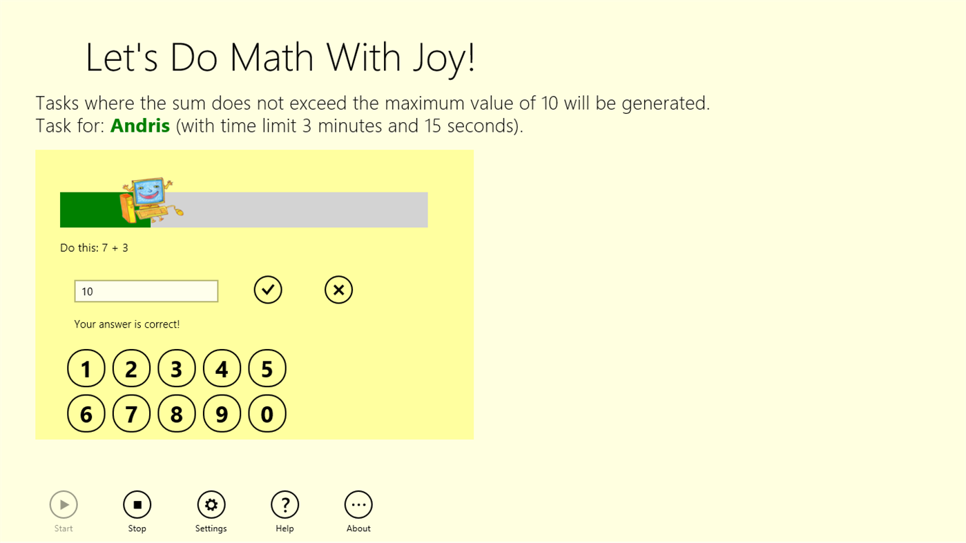#5. Let's Do Math With Joy! (Windows) 由: Andris Buhanovskis