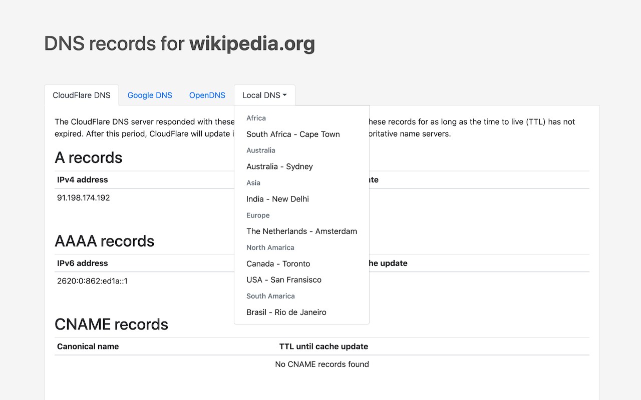 NsLookup - Find DNS Records