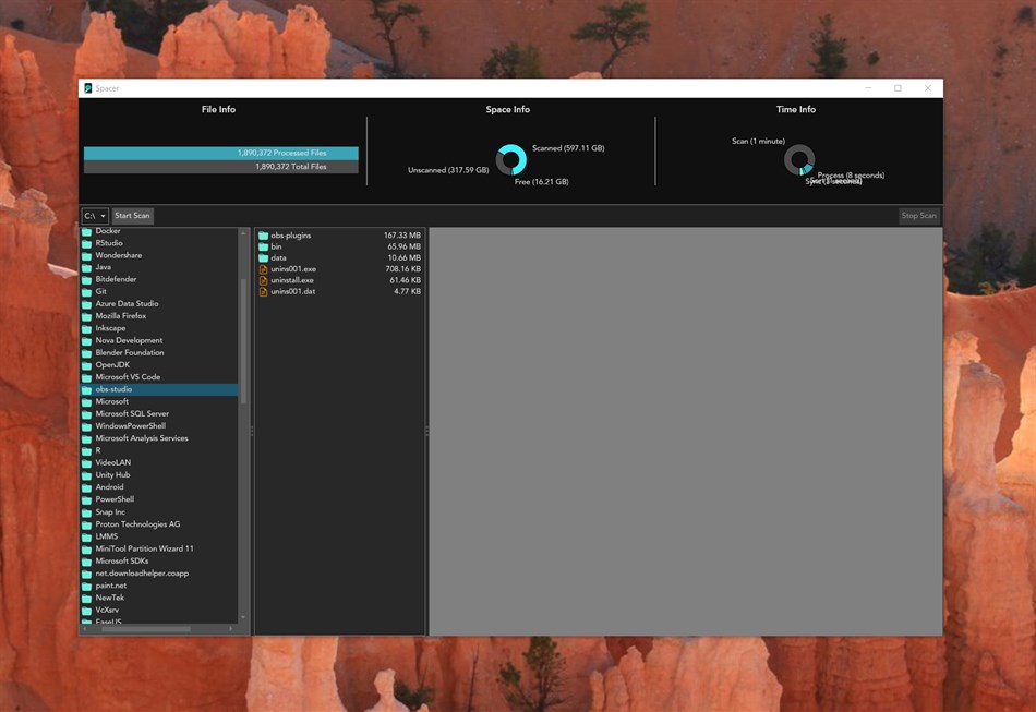 Spacer by Software Extravaganza (Windows) Podle: Phil Carbone