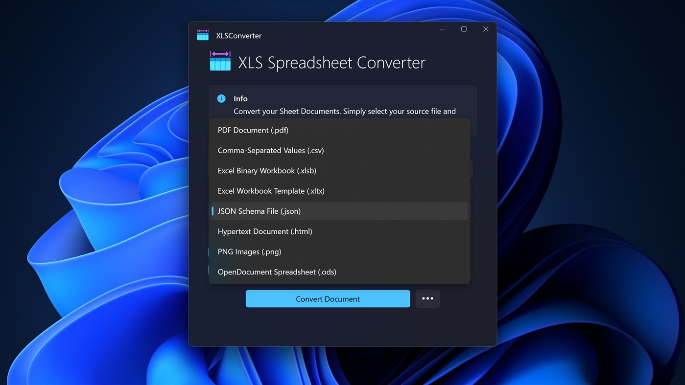 #2. XLSConverter - Easy Spreadsheet Converter (Windows) 由: Evlar