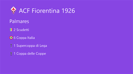 ACF Fiorentina 1926 screenshot 2