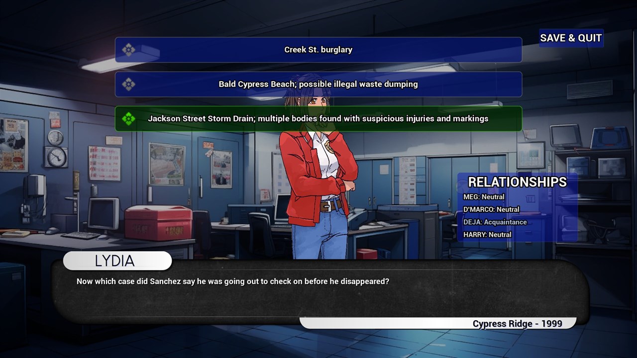 Outbreak The Fedora Files What Lydia Knows screenshot 3