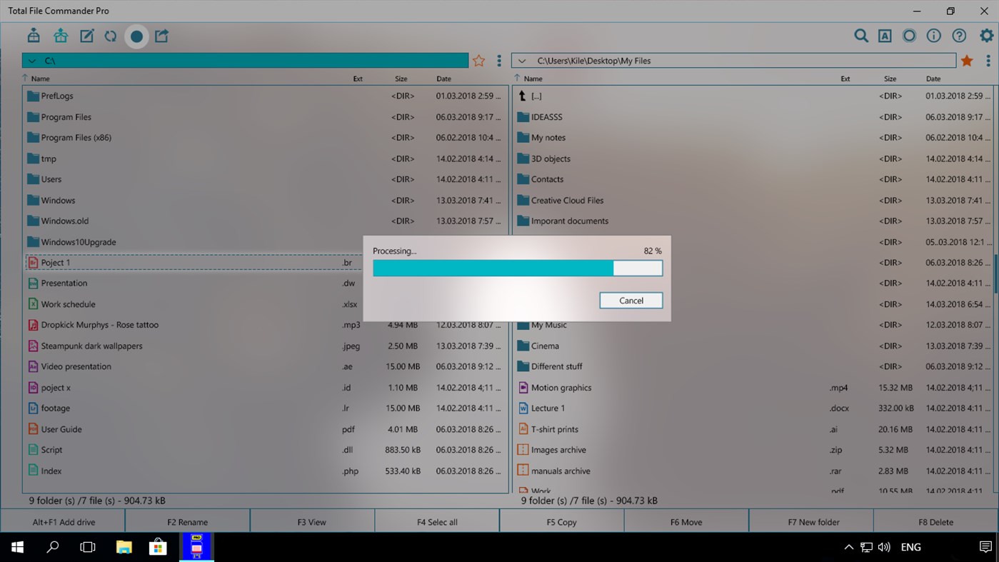 #5. Total File Commander Pro (Windows) By: Andrii Leshchinskiy