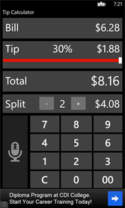 Voice Tip Calculator screenshot 4