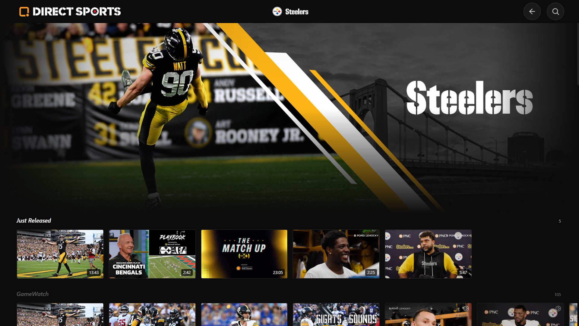 DSN: Direct Sports Network screenshot