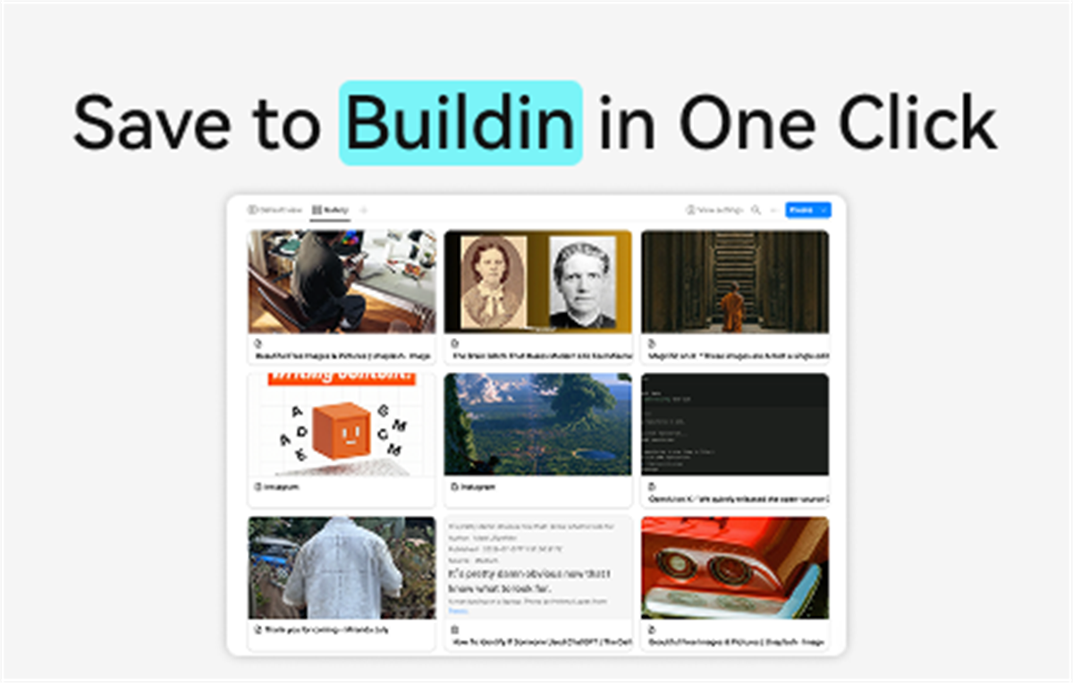 Buildin Web Clipper - Save Web Pages