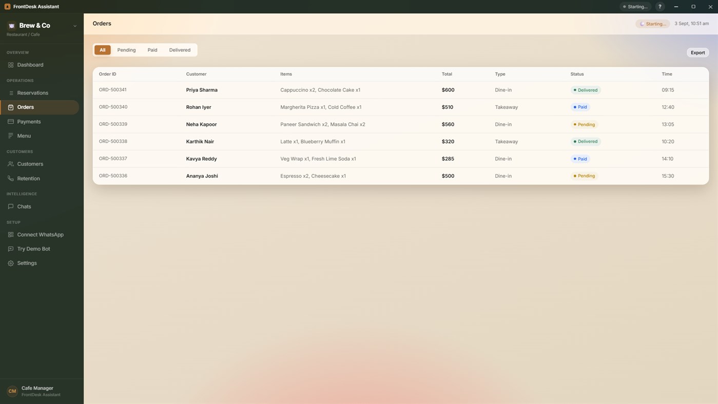 #3. FrontDesk Assistant (Windows) By: Illusanato