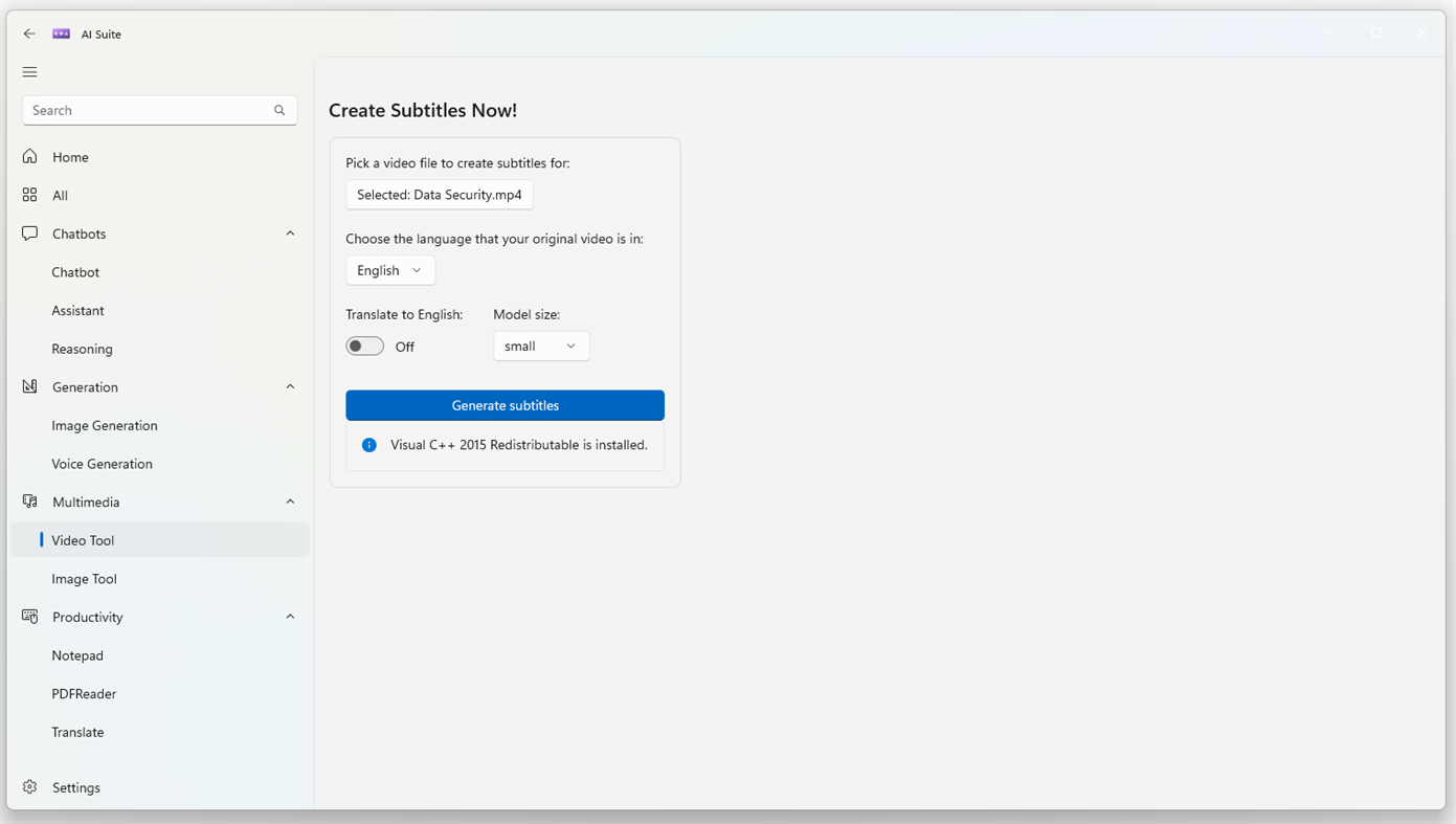 #9. AI Suite (Windows) By: Software Tailor (HK) Limited