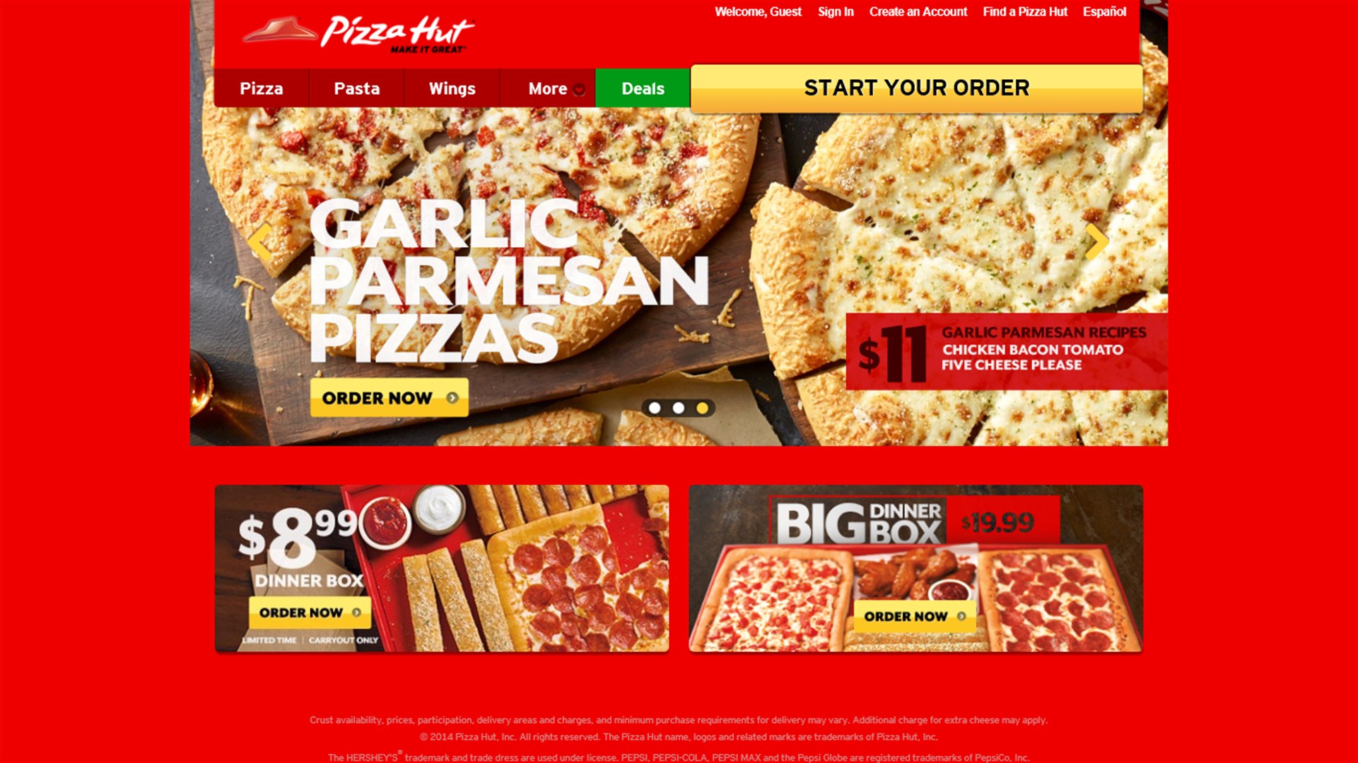 Pizza Hut Brings Back The Big Dinner Box For $19.99 Just In Time