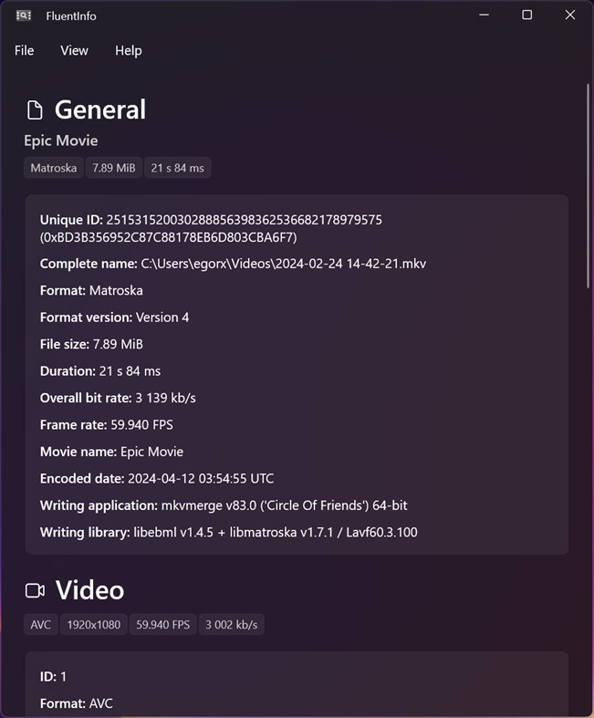 #1. FluentInfo (Windows) 由: ubuntuegor
