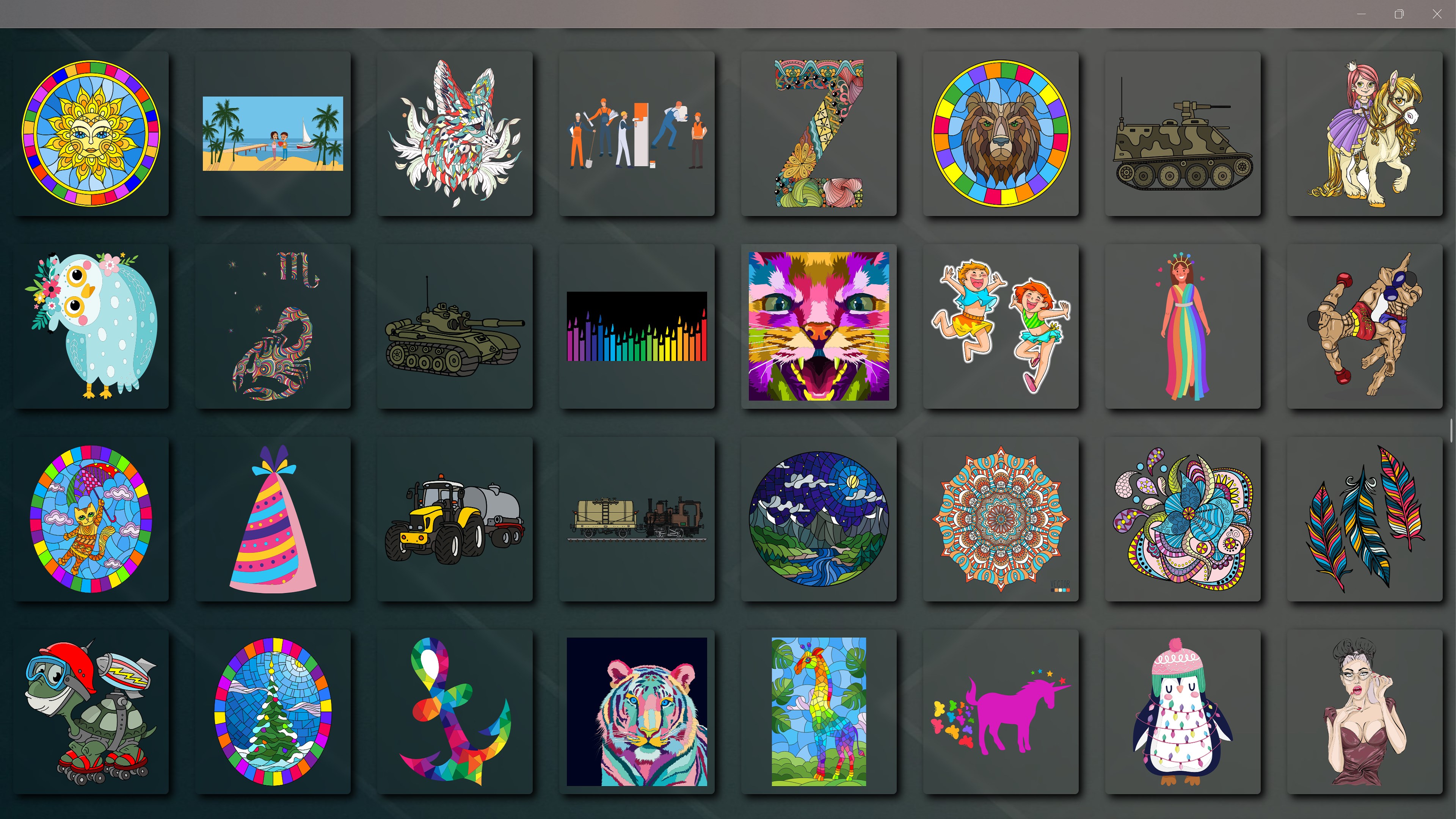 Dath de réir uimhir leathanaigh dathúcháin Antistress - Íoslódáil saor in  aisce agus suiteáil ar Windows | Microsoft Store, image size:3840x2160