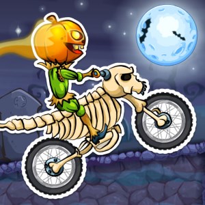 Moto X3M Spooky Land Bike