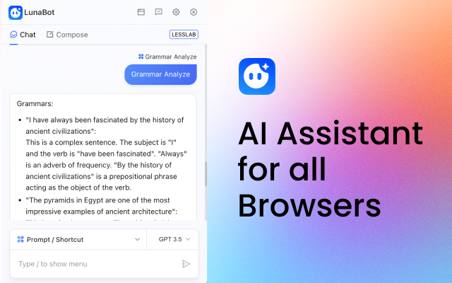 Lunabot - AI on any webpages