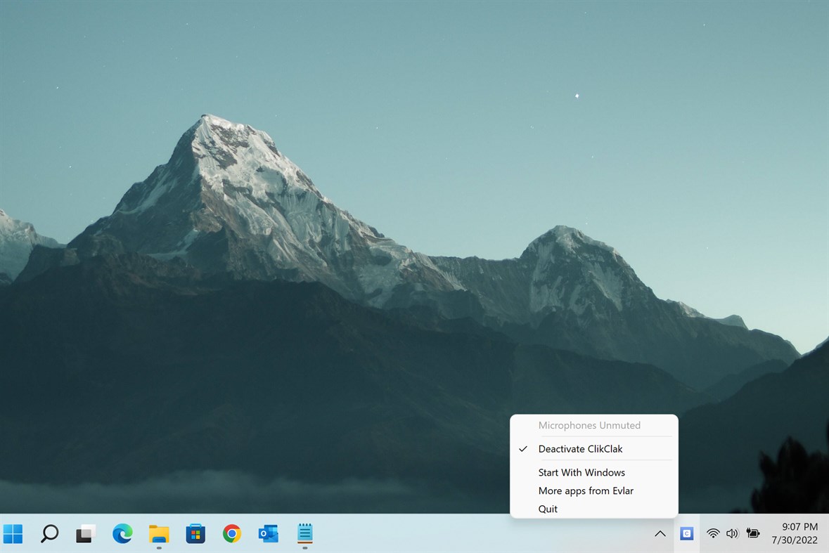 #2. Automatically Mute While Typing (Windows) Podle: EvlarSoft LLC