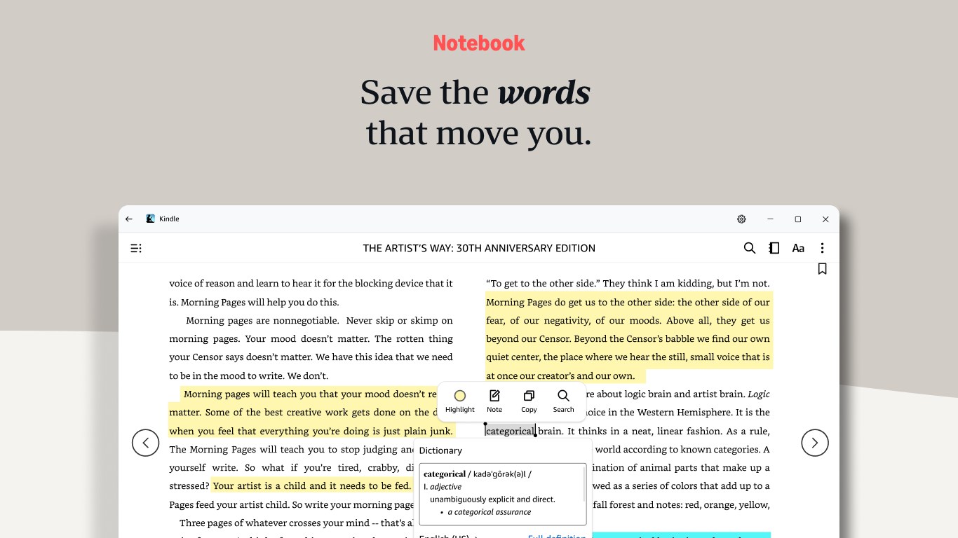 Amazon Kindle: Reading App screenshot