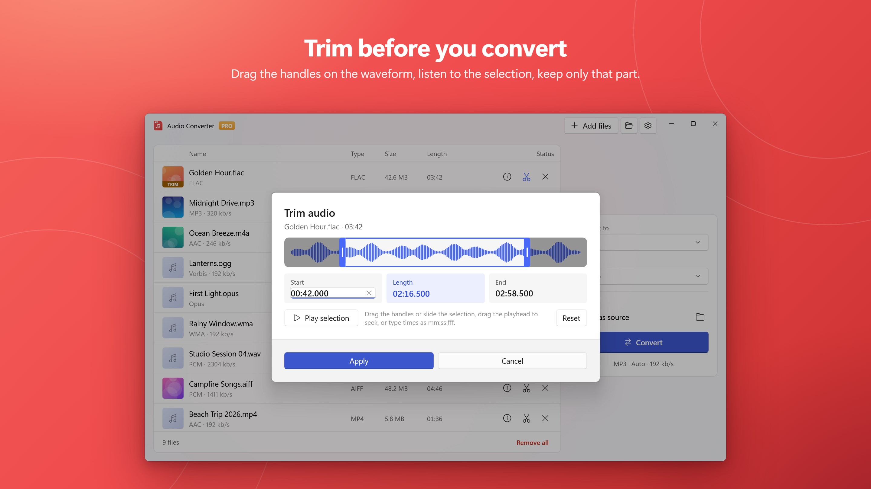 Audio Converter - Any Audio Converter screenshot