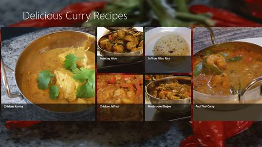 Delicious Curry Recipes screenshot 1