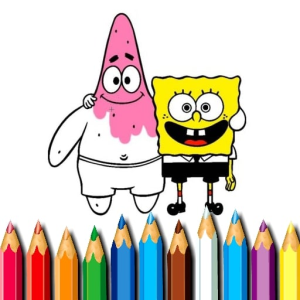 Bts Sponge Bob Coloring Game