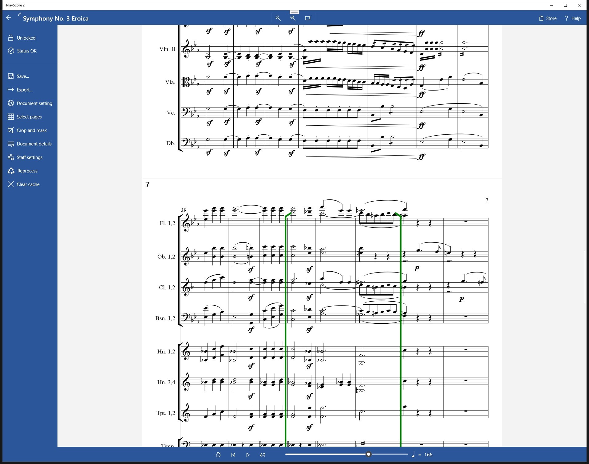 PlayScore 2 sheet music scanning app - exports MIDI and MusicXML