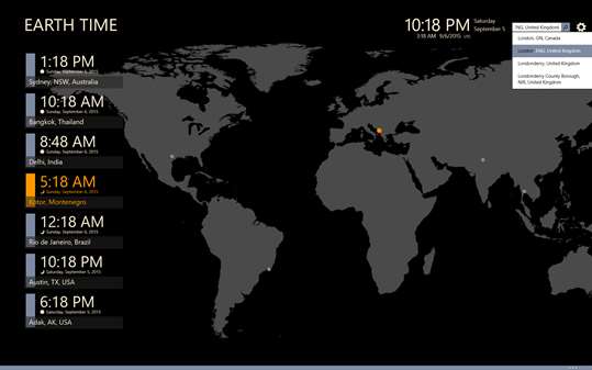 Earth Time screenshot 3