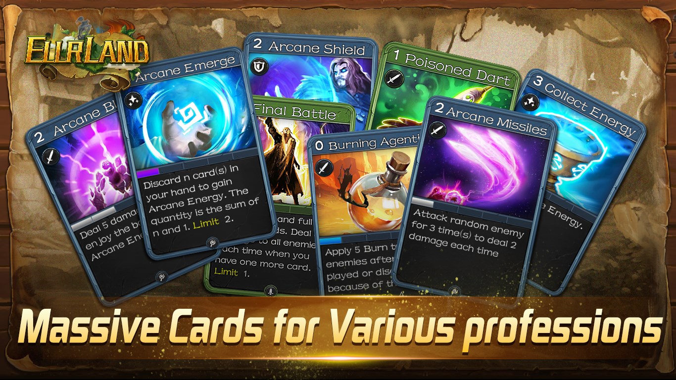 Screenshot 3 Ellr Land: New Generation Roguelike Adventure Card Game windows