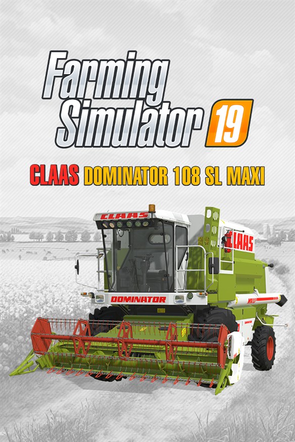 Farming Simulator 19 - CLAAS DOMINATOR 108 SL MAXI DLC Xbox Series X|S and Xbox One cover art