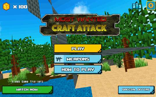 Most Wanted Craft Attack screenshot 1
