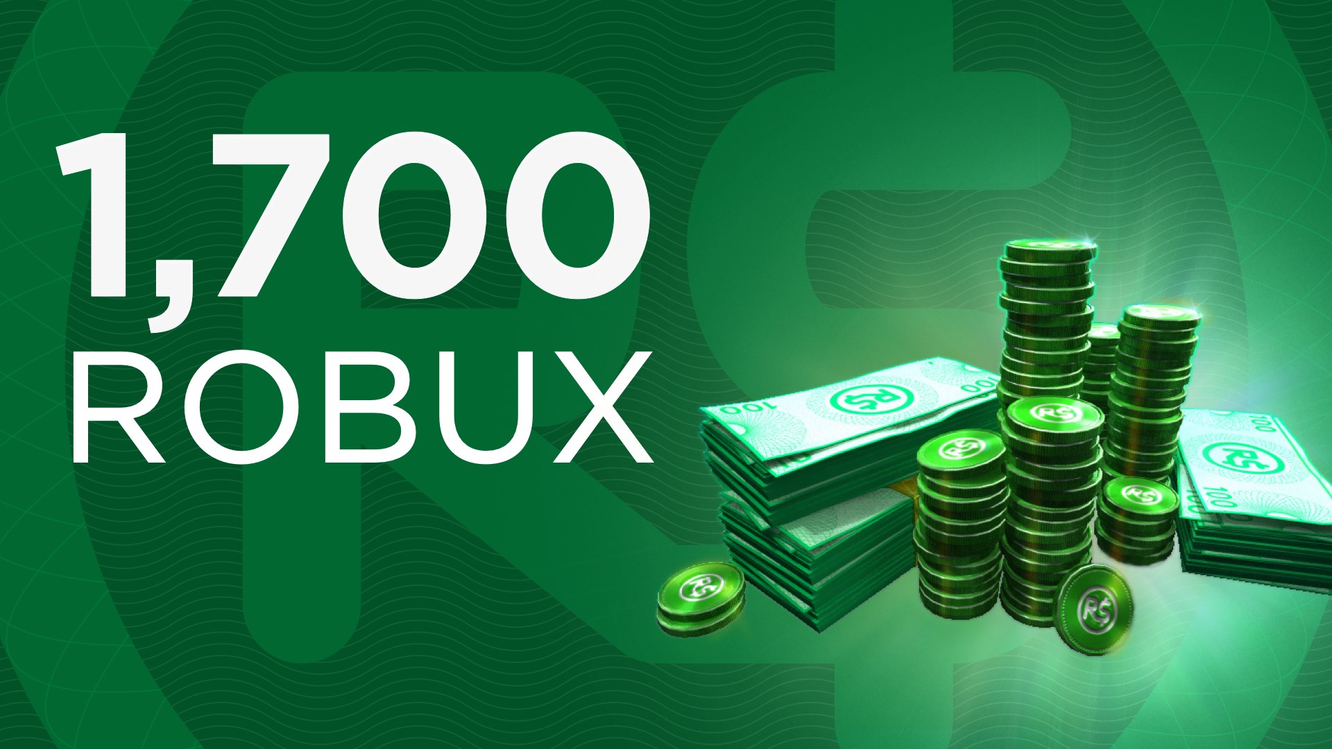 1,700 Robux for Xbox.