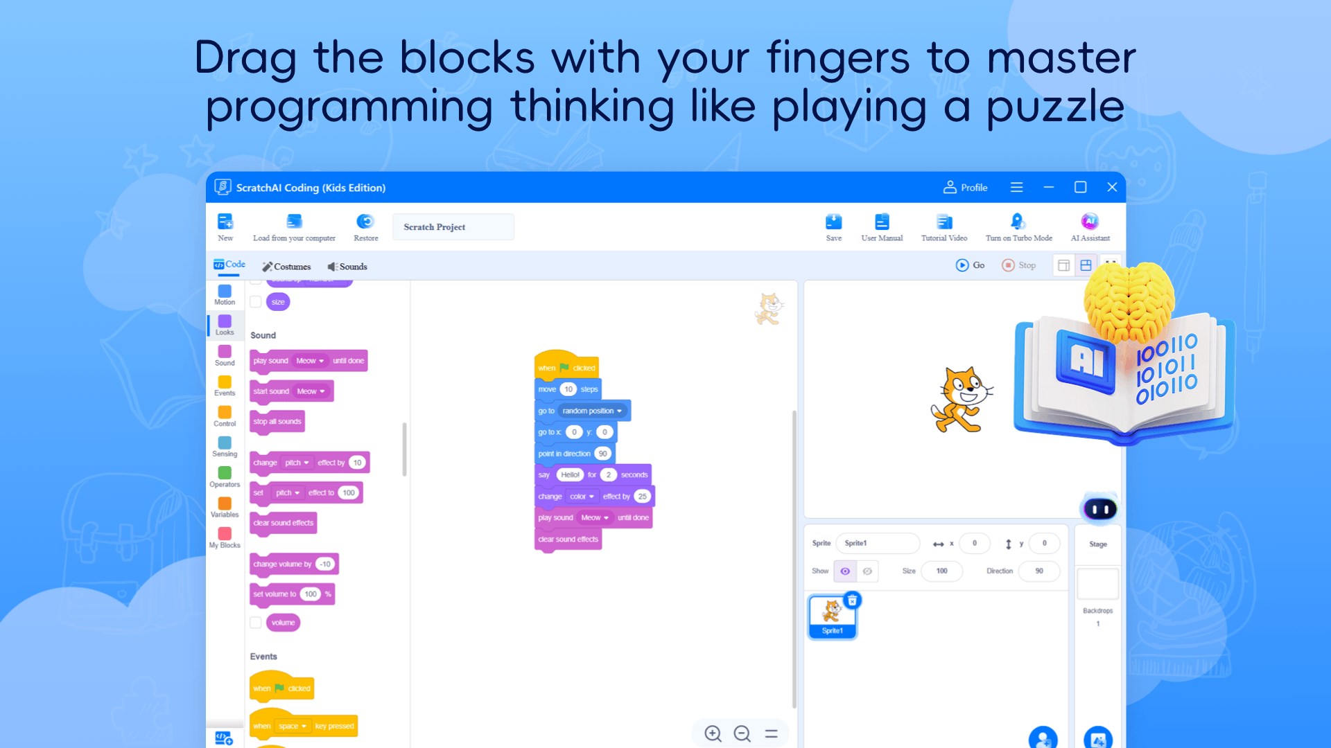 Scratch Coding Tool (for Kids' Education) screenshot