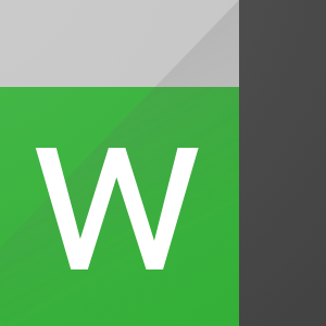 Black Menu for Wikipedia icon