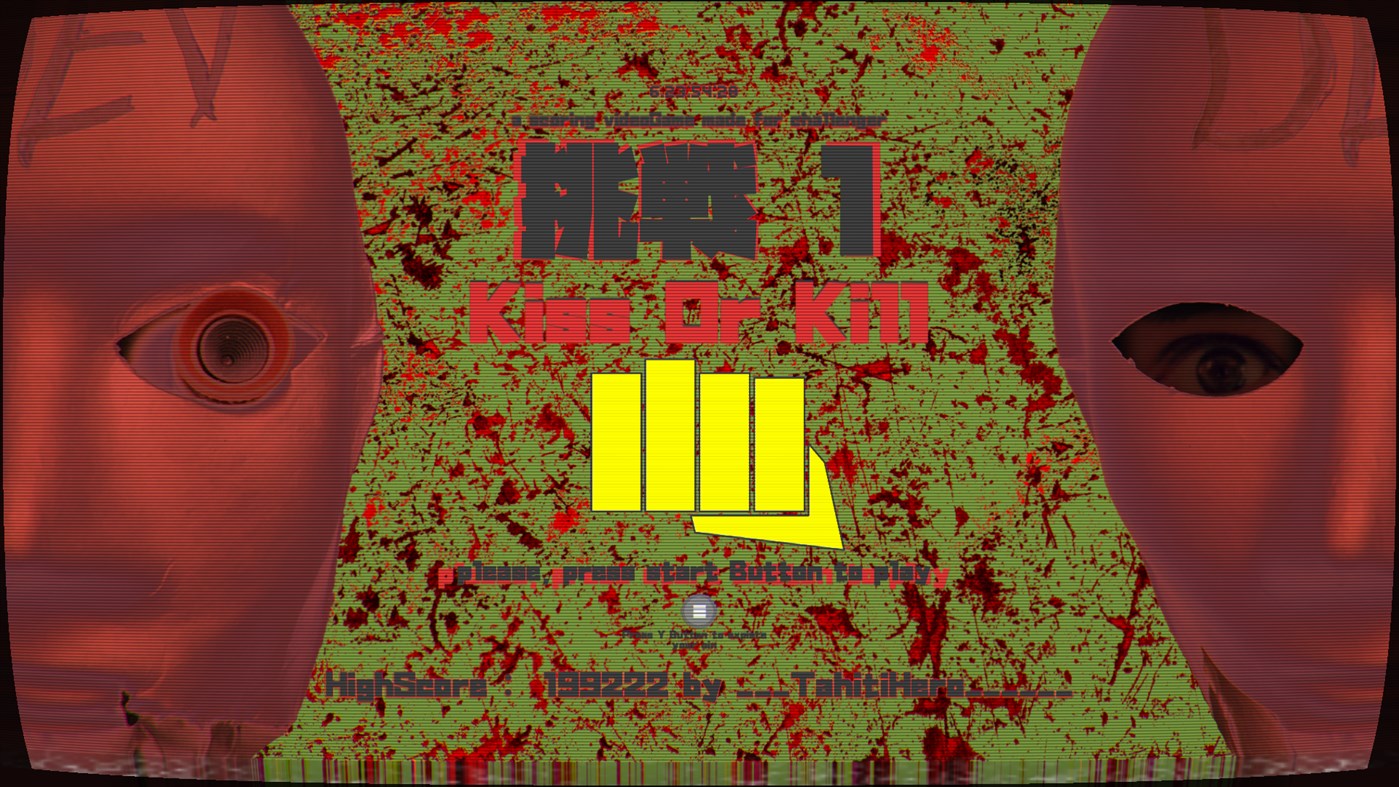 #2. Gaijin Charenji 1 : Kiss or Kill (Xbox) 作者: overGame Studio