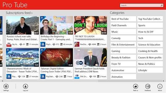 Pro Tube For Windows 10 Pc Free Download Best Windows 10 Apps
