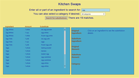 Kitchen Swaps Screenshots 2