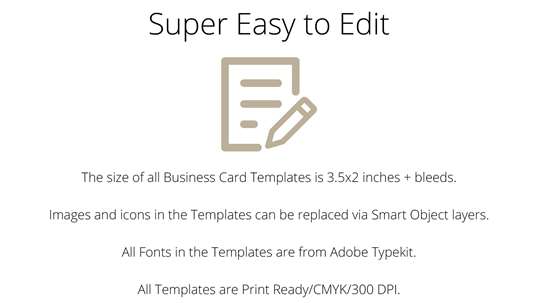 Business Card Templates for Photoshop screenshot 5