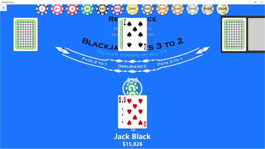 Blackjack Player screenshot 1