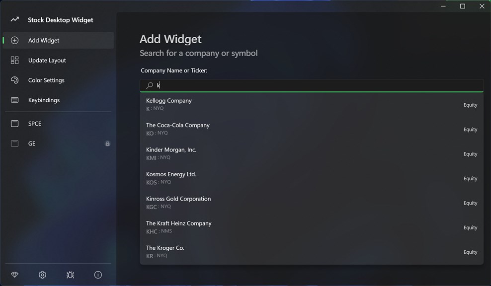 Stock Desktop Widget_8