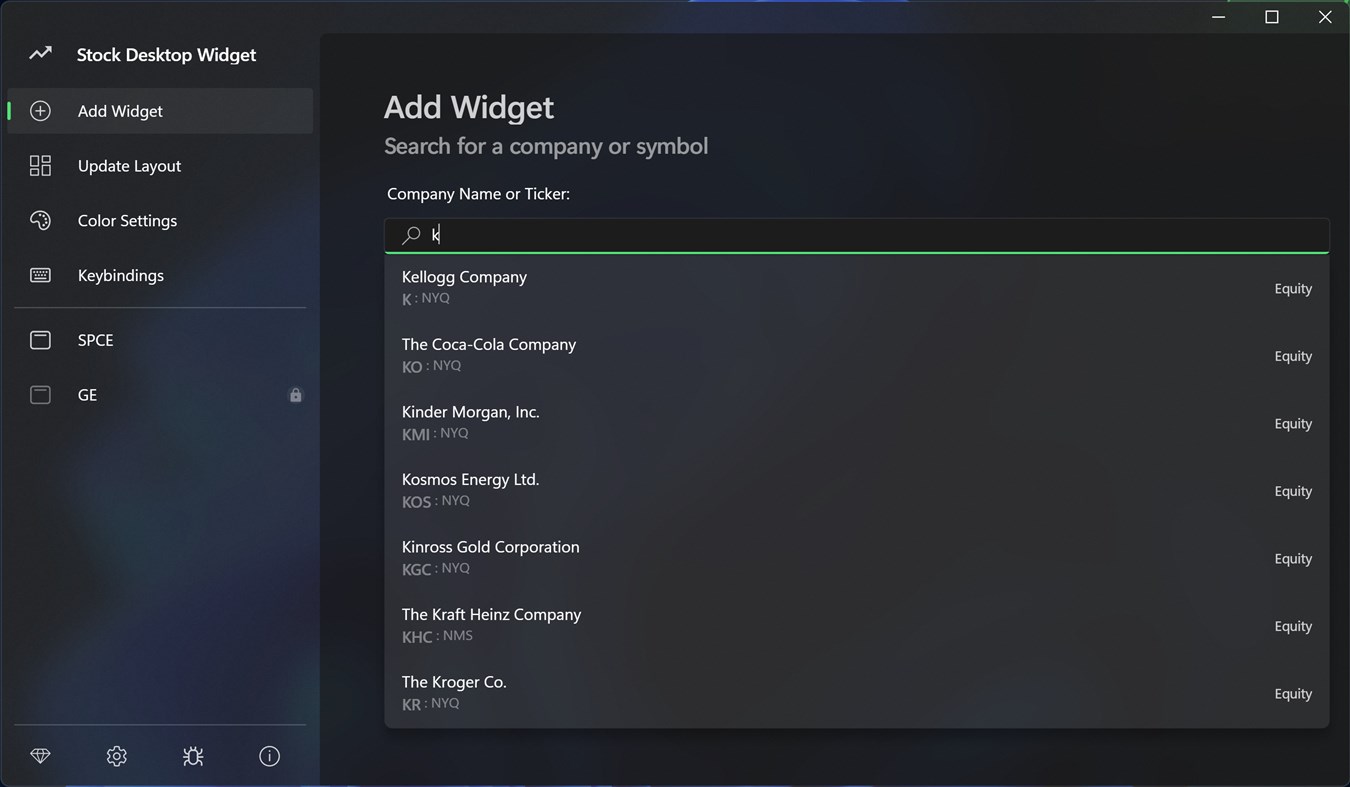 #8. Swish (Stock Desktop Widget) (Windows) di: Konfluent AS