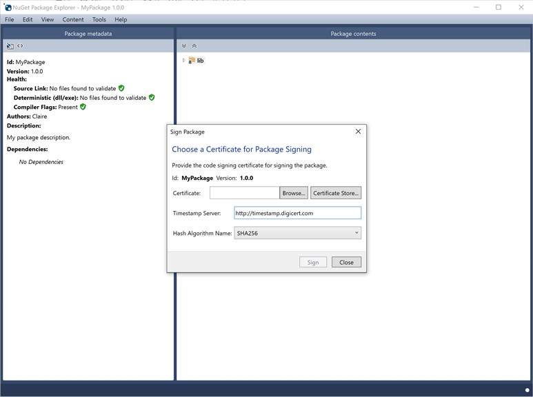 NuGet Package Explorer_4