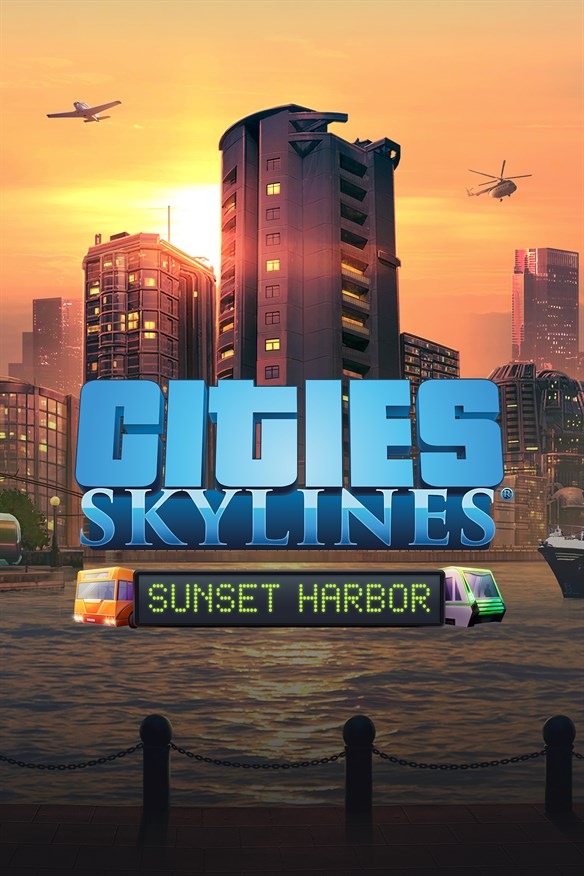 Cities: Skylines Remastered - Sunset Harbor Xbox Series X|S and Xbox One cover art