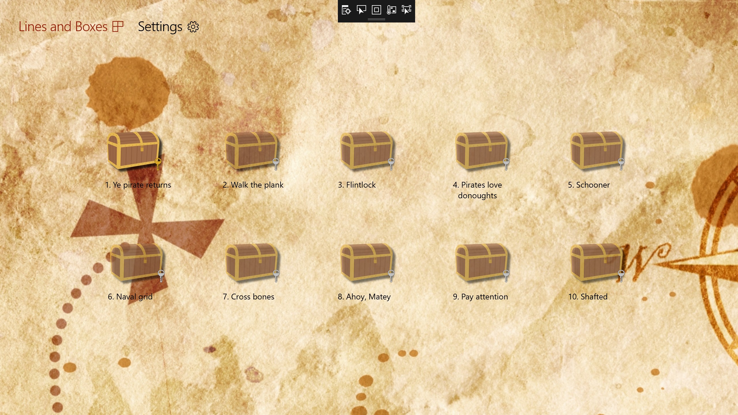 Lines and Boxes screenshot 3