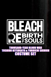 BLEACH Rebirth of Souls: Conjunto de atuendo de Yoruichi Shihoin y Toshiro Hitsugaya de la Guerra sangrienta de los mil años