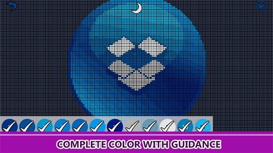 Internet Logo Color By Number: Pixel Art, Search Icons Coloring Book screenshot 2