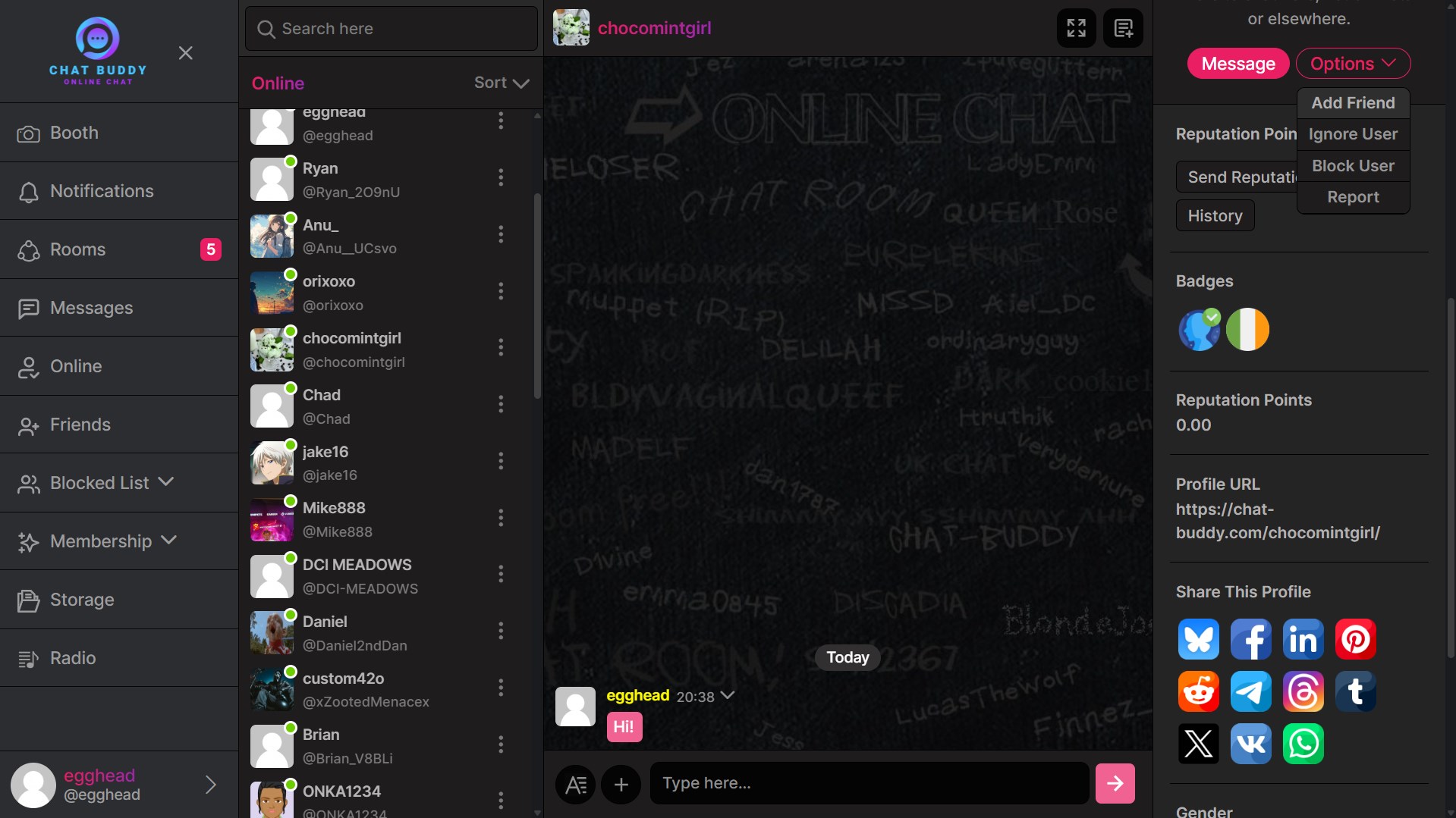 Chat Buddy screenshot