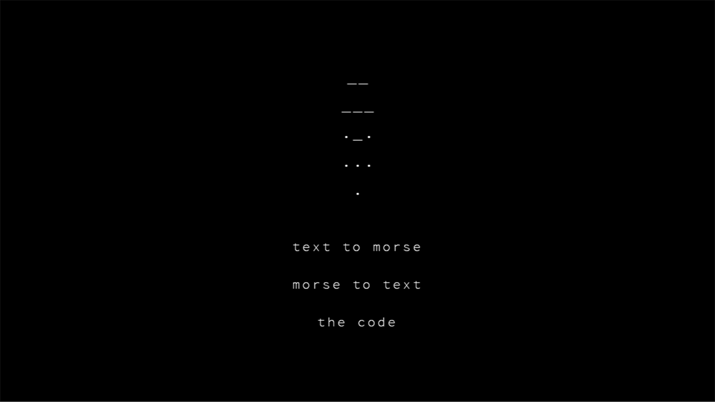 #1. Morse Code Lite (Windows) Podle: Aspirar