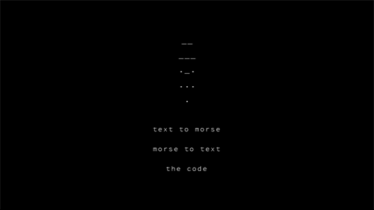 Morse Code Lite screenshot 1